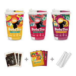 Assorted Fruit Variety Tropical <b>Tea</b> Mixed Flavor Microwave Boba 6 Pack Cup Ambient For Office Vending <b>Machines</b> - Product Image 2