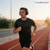 Casque audio supra-auriculaire BH682G Auracast BT, Bluetooth 6.0, diffusion multi-appareils LE Audio, ultra faible consommation, 35h d'autonomie, pour musées et diffusions