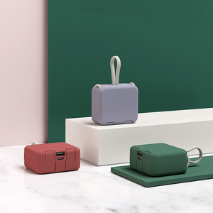 Nouveau Mini chargeur de batterie 4000mAh, support de boîtier de chargeur de téléphone USB type-c Port de <span class=keywords><strong>sortie</strong></span> pour iPhone Samsung Huawei <span class=keywords><strong>Xiaomi</strong></span> Power Bank - Product Image 2