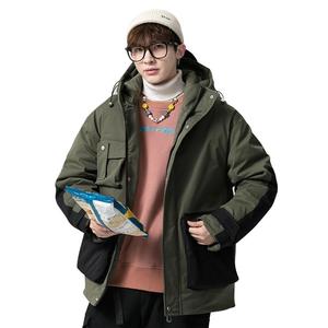 2021 nouveau modèle deux couleurs façon rembourrage chaud hommes casual vestes veste pour homme gonflé doudoune - Product Image 5