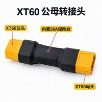 Adaptateur XT60 mâle-femelle avec résistance de précharge 50A pour éviter l'arc électrique, connecteur de batterie LiPo RC, Chine