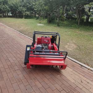 Robot tondeuse à fléaux industriel télécommandé à essence 1000 mm avec bac de ramassage 250L, antidérapant et anti-arrêt - Product Image 3