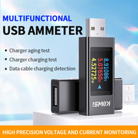 Ampèremètre à KWS-MX23 tension compteur de puissance HD 1.06 pouces IPS affichage multi-fonction USB testeur DC 4-30V 0-8A USB2.0
