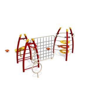 Monkey Bar attrezzature per il Fitness all'aperto parco giochi per bambini arrampicata avventura palestra parco giochi per bambini intrattenimento - Product Image 2