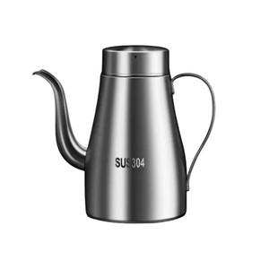 304 Stainless Steel Oil Bottle Cylinder Shape Leak Resistant Kitchen Storage Jar <b>Large</b> Size Metal Lid - Product Image 3