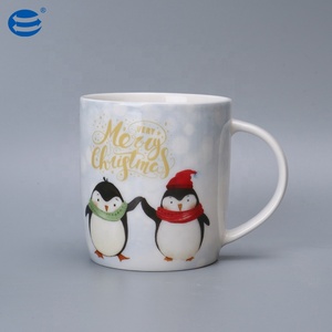 <span class=keywords><strong>Taza</strong></span> de cerámica con cubierta de silicona para viaje, diseño navideño de 400CC - Product Image 5