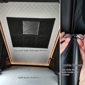 Lều tắm ngoài trời 4x4 270 độ, lều tắm trên nóc xe, lều mui cứng bằng nhôm cho ô tô, xe SUV, xe tải, cắm trại - Product Image 5