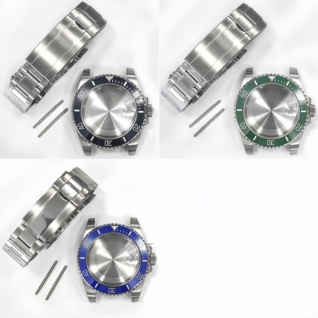 High Quality 40mm SUB Stainless Steel Watch Accessories Case Suitable for NH35/NH36 Movement