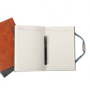 Cuaderno de Cuero de Primera Calidad, Simple y Personalizado para Negocios, Diario, Agenda, Planificador con Cuerda Elástica y Páginas Rayadas para Regalo de Oficina - Product Image 6