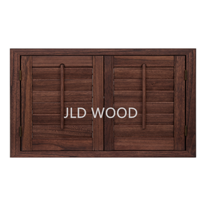 Vendita di fabbrica di alta qualità piccola finestra di legno personalizzato in PVC finestra piantagione otturatore - Product Image 6