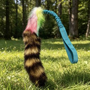 Juguete Ecológico Personalizado para Perros, Cola de Mapache Auténtica, Juguete Interactivo para Exteriores, Juguete de Alta Calidad para Masticar y Jugar para Perros Grandes - Product Image 6