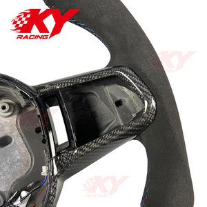 Volante Deportivo Personalizado de Cuero y Fibra de Carbono para BMW M5 520i 525i 530i 540i G45 G60 G61 G70 G90 G99 X2 X3 M50 - Product Image 2