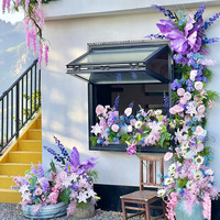 Arrangement de fleurs artificielles en soie réalistes faites à la main, très demandées, pour la Saint-Valentin, Pâques, la Fête des Mères, Noël, imperméables et durables
