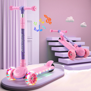 <span class=keywords><strong>Monopattino</strong></span> pieghevole di alta qualità <span class=keywords><strong>2</strong></span>-10 <span class=keywords><strong>anni</strong></span> bambini <span class=keywords><strong>2</strong></span> Kg 55*27*73 Cm ruota Kick Scooter alta quantità tre PU alluminio - Product Image 2