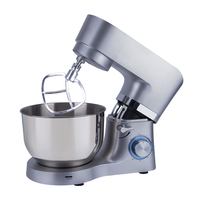 Robot de cuisine, mélangeur électrique, avec pot de 5,5 l et 6,2l l, en acier inoxydable, pour gâteau, nourriture
