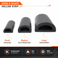 Pare-chocs en caoutchouc extrudé en forme de D durable pour camions et remorques, bande EPDM à motif, équipement de protection pour quais et aires de livraison GUANGTE GT5423465