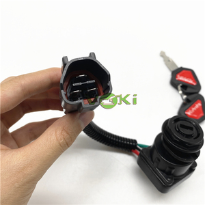 Accessoires pour excavatrice Kubota <span class=keywords><strong>Kx</strong></span> 41 3 Interrupteur d'allumage à pied court U15 U30 KX155 163 165 Clé d'allumage Interrupteur de démarrage Verrouillage - Product Image 3