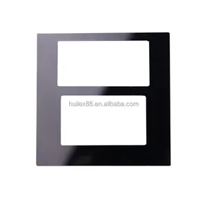 Fabrika özelleştirilmiş 1mm 2mm 3mm 4mm 5mm asansör pencere koruma camı, serigraf siyah ekran temperli cam