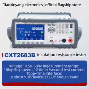 Le testeur de <span class=keywords><strong>résistance</strong></span> d'isolement Xinyang CXT2683A/B est doté d'un écran IPS <span class=keywords><strong>couleur</strong></span> de 4,3 pouces pour afficher les valeurs de test. - Product Image 4