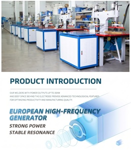 Machine de soudage haute fréquence 5-15KW professionnelle pour le soudage de sacs de sang en <span class=keywords><strong>PVC</strong></span>, sacs médicaux, imperméables, airbags, buses et jouets gonflables - Product Image 4