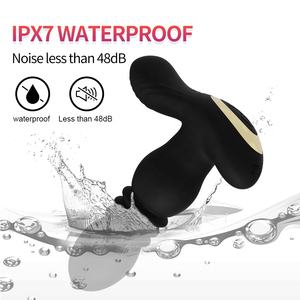 SEXBAY penjualan langsung pabrik silikon 10 mode pemijat prostat pria steker Anal panas steker Anal vibrator mainan seksi seks dewasa - Product Image 5