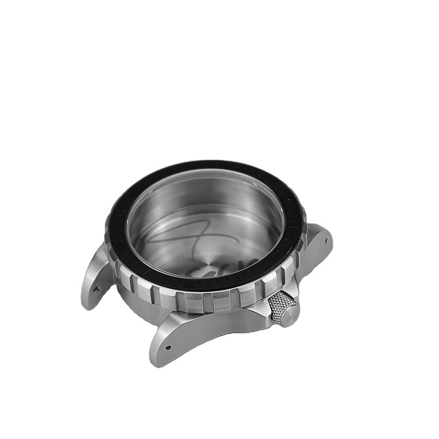 316L Metal Watch Case Stainless Steel 10atm Waterproof Customized Color Rotating Gear Bezel for Watch Accessories Part