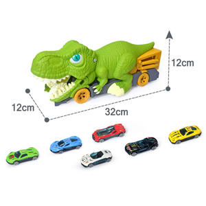 IDS Fun inosaur ranransport rurucks con 6 Alloy ar oys ininosaur evevourer con Car torage at AT y OOP inosaur oys - Product Image 5