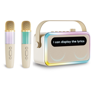 Micrófono de Karaoke <span class=keywords><strong>con</strong></span> <span class=keywords><strong>Pantalla</strong></span> para Mostrar Letras, Altavoz Portátil 2026 <span class=keywords><strong>con</strong></span> Micrófonos Dobles, <span class=keywords><strong>Pantalla</strong></span>, Ritmo, Micrófono <span class=keywords><strong>con</strong></span> IA - Product Image 5