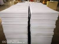 Usine vendant du papier brillant d'art enduit a4 a3 70x100 colle chaude/colle à eau papier autocollant adhésif