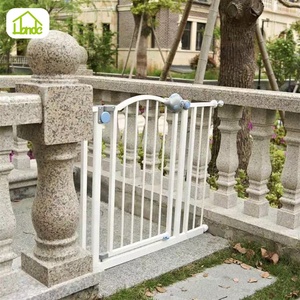 Puerta de seguridad retráctil para bebés, para escaleras, perros, cachorros o gatos - Product Image 3