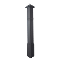 Bestseller Balustradenpfosten Aluminium-Geländerpfosten für Außentreppen Treppenstartpfosten Länge 1070mm