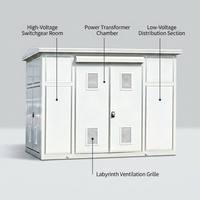 Wanbo-191 Sous-station compacte préfabriquée série YB modulaire pour système d'énergie solaire, haute efficacité, durable