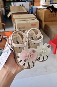 Sandalias de Princesa para Niñas, Saldos de Fábrica de Verano, Suelas de PU Suaves, Nuevas en Caja - Product Image 5