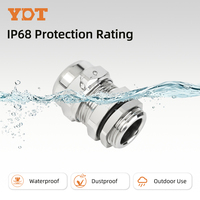 Presse-étoupe M30 en acier inoxydable 304, étanche IP68, pour équipement d'instrumentation