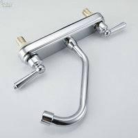 Robinet mitigeur de lavabo moderne à double poignée en laiton de 8 po à 2 trous SPRING SUMMER