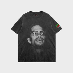 เสื้อยืดลายกราฟิก DTG แบบสั่งทำพิเศษ ทรงโอเวอร์ไซส์ ผ้าฝ้าย 100% ซักกรด เนื้อผ้าหนา สำหรับผู้ชาย สไตล์วินเทจ ขาดๆ แบบดิสเทรส - Product Image 4