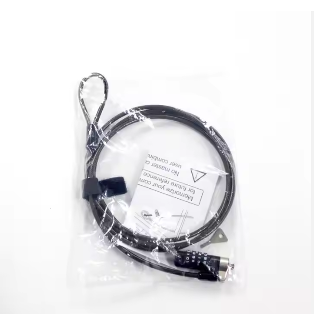 Wholesale Zinc Alloy Anti-Theft Security Lock 1.8m Computer Cable Combination 4 Digital Wedge Laptop Lock