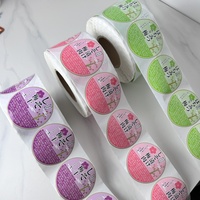 Custom Logo Barcode Sticker Thermal Paper Adhesive Supermarkets Food Agriculture Pharmaceutical Chemistry Packaging Labels