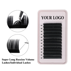 Extensions de cils individuelles souples, faux cils naturels, 8 plateaux, 16 rangées/boîte, vente en gros - Product Image 6