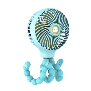 Mini yelpaze bebek arabası kullanımı taşınabilir USB Fan yaz için açık USB şarj pil Fan olabilir Clip-on masa