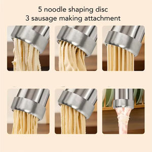 Máquina eléctrica portátil para hacer fideos, máquina inalámbrica para hacer fideos, máquina portátil para hacer pasta y ramen, accesorios automáticos para la elaboración de pasta y ramen - Product Image 5
