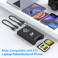 Adaptateur de carte mémoire usb 3.2 10Gbps CFexpress Type B lecteur de carte pour Sony Sandisk/Lexar/progressiade/Ritz Gear/Delkin carte mémoire