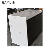 RAYLIN Barbecue modulaire de luxe avec cadre, cuisine extérieure, ensemble complet, armoire, gaz, acier inoxydable noir 304, cuisson, four à pâtisserie