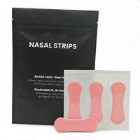 Bandes nasales jetables certifiées CE, anti-ronflement, patch nasal hypoallergénique sans latex, aide au sommeil, logo personnalisé, approvisionnement en gros