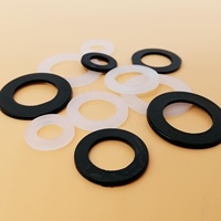 M 1.5 M2 M 2.5 M3 M4 M5 M6 M8 M10 M12 Thickness 1mm White Black Plane Spacer Flat Insulation Gasket Ring Plastic Nylon Washer