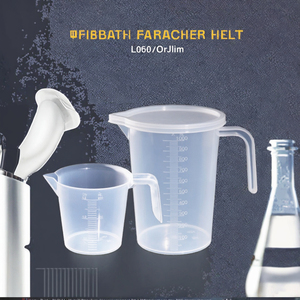 Laboratory Grade Plastic <b>Measuring</b> <b>Cup</b> With Lid 1000Ml And 250Ml <b>Set</b> For Precise <b>Measurement</b> - Product Image 3