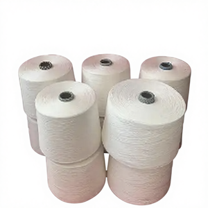 Cotone riciclato bianco per guanti da lavoro a filo aperto Ne5s-21s - Product Image 2