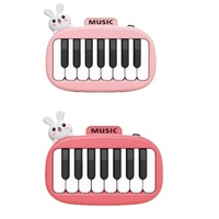 Clavier électronique de poche Yuglow pour enfants, mini piano jouet, jouet musical pour l'entraînement de la concentration, pour les garçons et les filles de maternelle