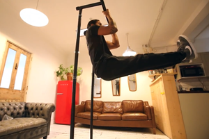 Portable Body Weight Pull Up Rack perfetto per Home <span class=keywords><strong>Fitness</strong></span>, Calisthenics, Cross Fit Body Weight Training barra per trazioni pieghevole - Product Image 3