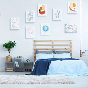 Toile vierge en coton blanc tendue sur châssis, personnalisable en gros, pour artistes et enfants - Product Image 6